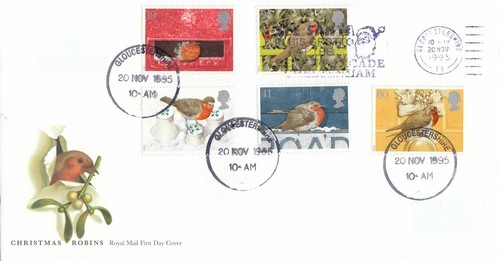 Christmas robins cover - christmas,