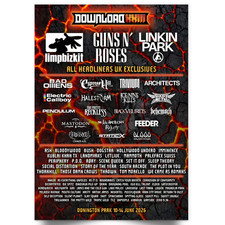 Download Festival 2026 Music Line-up Poster Print For Music Fans Print A5 A4 A3
