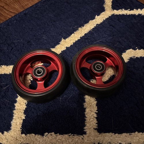 Pair wheelchair castors - wheelchair,