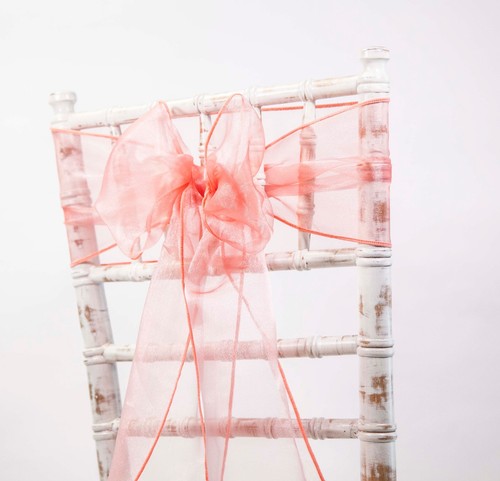 Organza chair sash - organza,