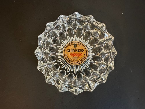 Guinness beer glass ashtray - guinness,