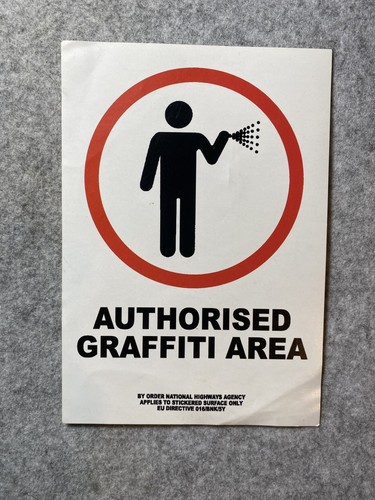 Original banksy sticker - original, 2004