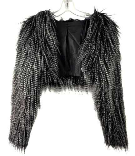 Faux fur bolero shrug - faux,