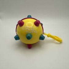 Yellow Bumble Ball Jr. Vibrating Toy Keychain Bag Clip Tested & Working