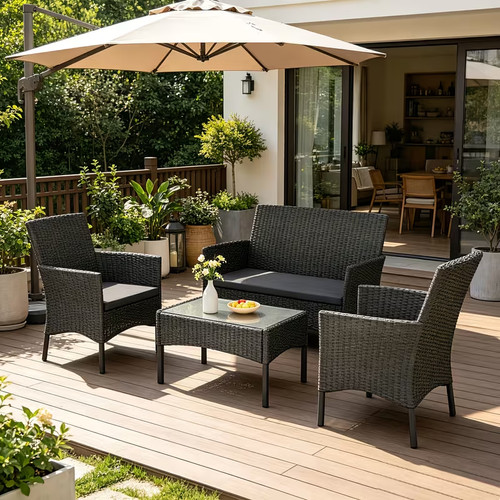 Seater rattan garden - 4,