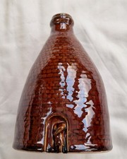 Vintage R Moss Brown Glazed