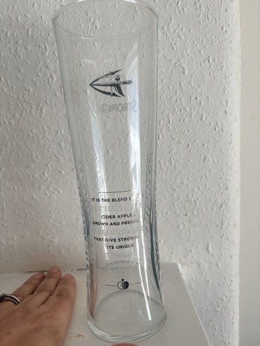 Strongbow pint glasses vase - strongbow,