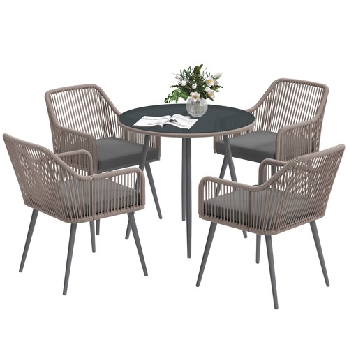 Outsunny rattan dining - outsunny,