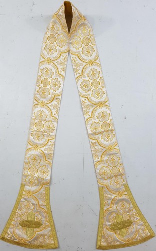 Antique french silk brocade - french,