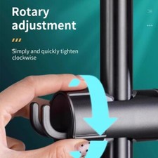 Shower Head Holder Rotating Sprays Head Holder Adjustable Sprayer Fixed Base
