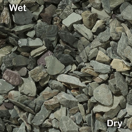 Green aggregate slate garden - green, &