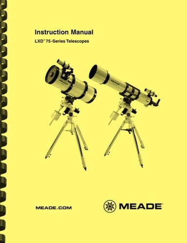 Meade lxd75 series - series, telescope