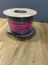 Prysmian 6242Y 1.5mm x 100m Drum. PVC Flat Wiring Twin and Earth Cable Grey. 
