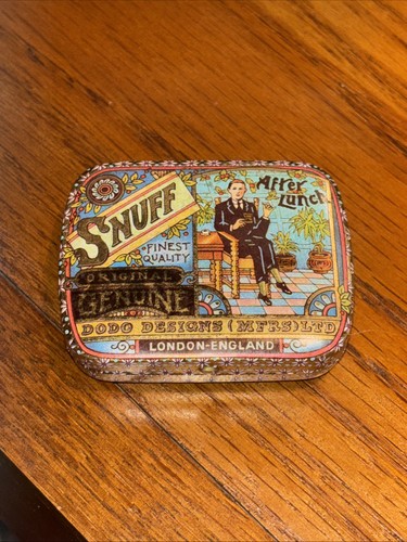 Vtg snuff tin original - , dodo