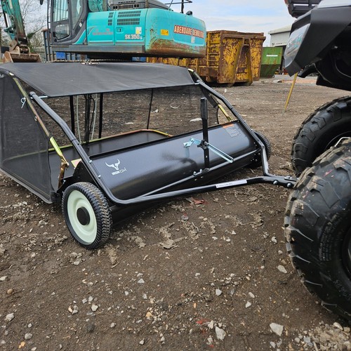 Tow behind lawn sweeper - tow,