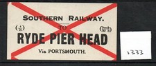 Southern railway luggage - railway.,