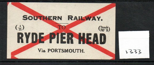Southern railway luggage - southern, sr