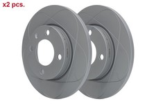 X2 PCS FRONT BRAKE DISC ROTORS