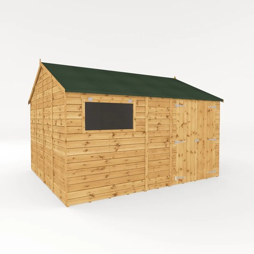 12x10 wooden garden shed - 12x10,