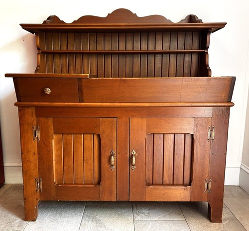 Vtg pine chest - pine, commode