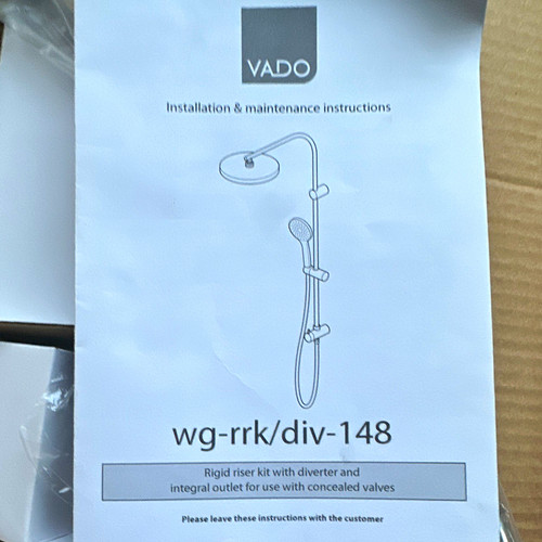 Vado shower slide bar - vado,