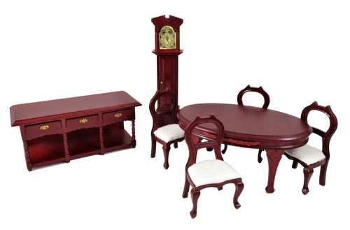Dolls house mahogany piece - dolls, 6