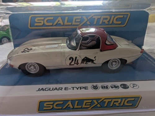 Scalextric c4232 jaguar e - ,