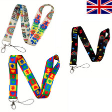 Autism Lanyard Rainbow ID Card
