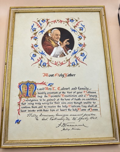 1962 pope john xxiii - pope, papal