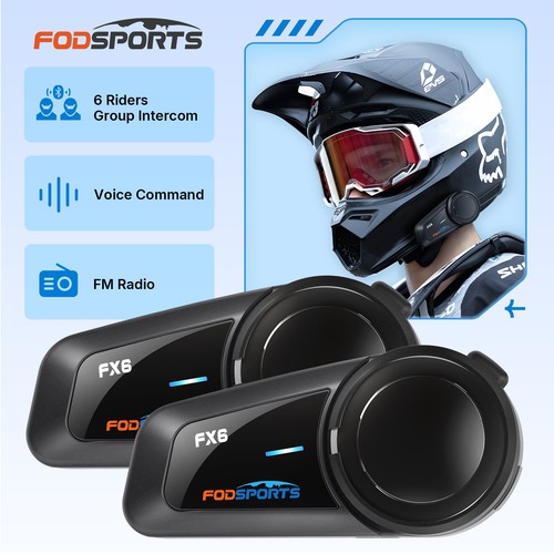 Fx6 helmet intercom - 2x,