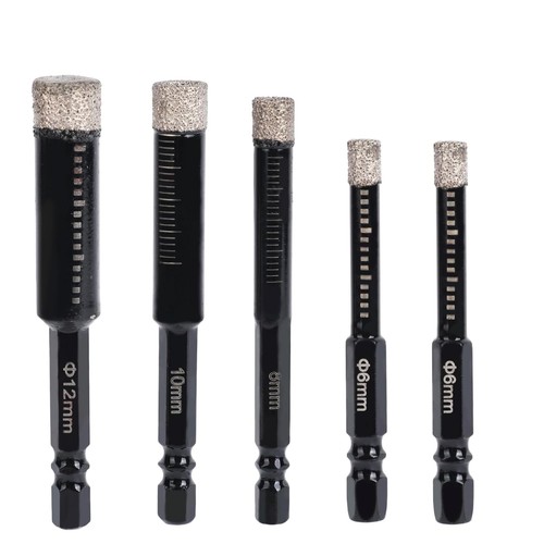 5pcs diamond drill - diamond, set
