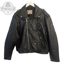 Vintage Mens Leather Biker