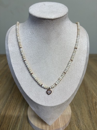 Lola rose beaded necklace - rose,