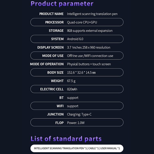 Dictionary translation pen - dictionary,