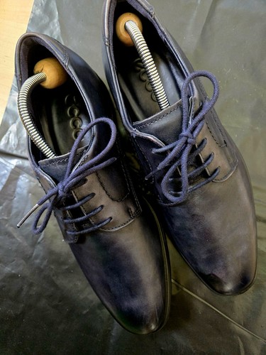 Ecco mens leather blue - ecco, 9