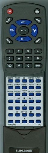 Replacement remote control for - replacement,