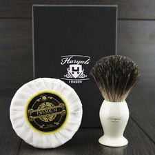 Pure Black Badger Hair Shaving