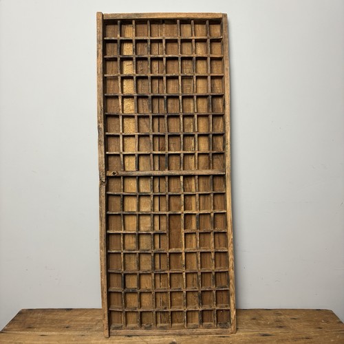 Vintage wooden printers tray - vintage,