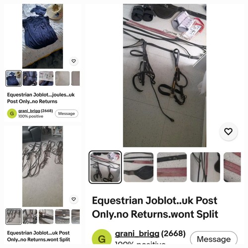 Equestrian joblot uk post - joblot....uk,