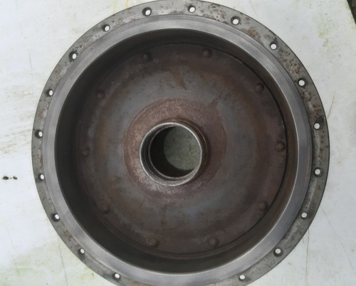 Triumph front flanged hub - front,