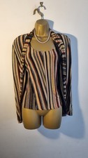 Joseph Ribkoff Mocha Stripe