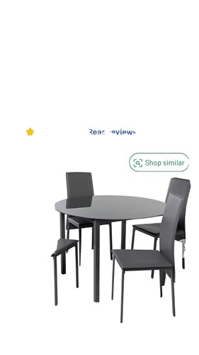Round table and chair - and, set