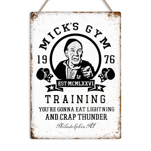 Micks gym vintage retro - micks, metal