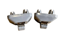 2 Pcs Gray Sun Visor Clip Hook