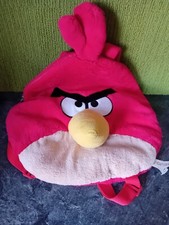 ANGRY BIRDS - RED BIRD   12" RED PLUSH BACKPACK/RUCKSACK 