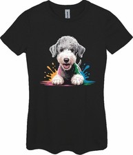 Bedlington Terrier Splash Art