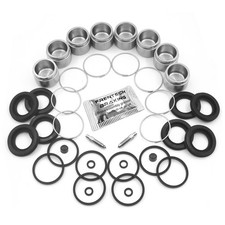 For Subaru Impreza Inc. WRX 2x STAINLESS Front Caliper Rebuild Kits (4 Pot)