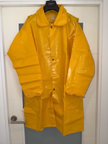 Retro pvc raincoat - pvc, jacket