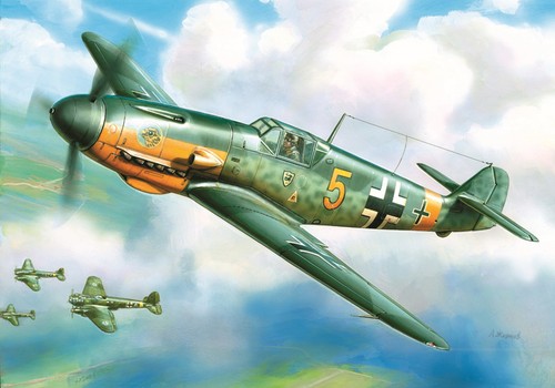Zvezda 144 messerschmitt bf - zvezda, 1:144