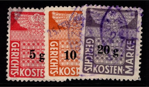 Austria 1947 court fee - 1947, 5g